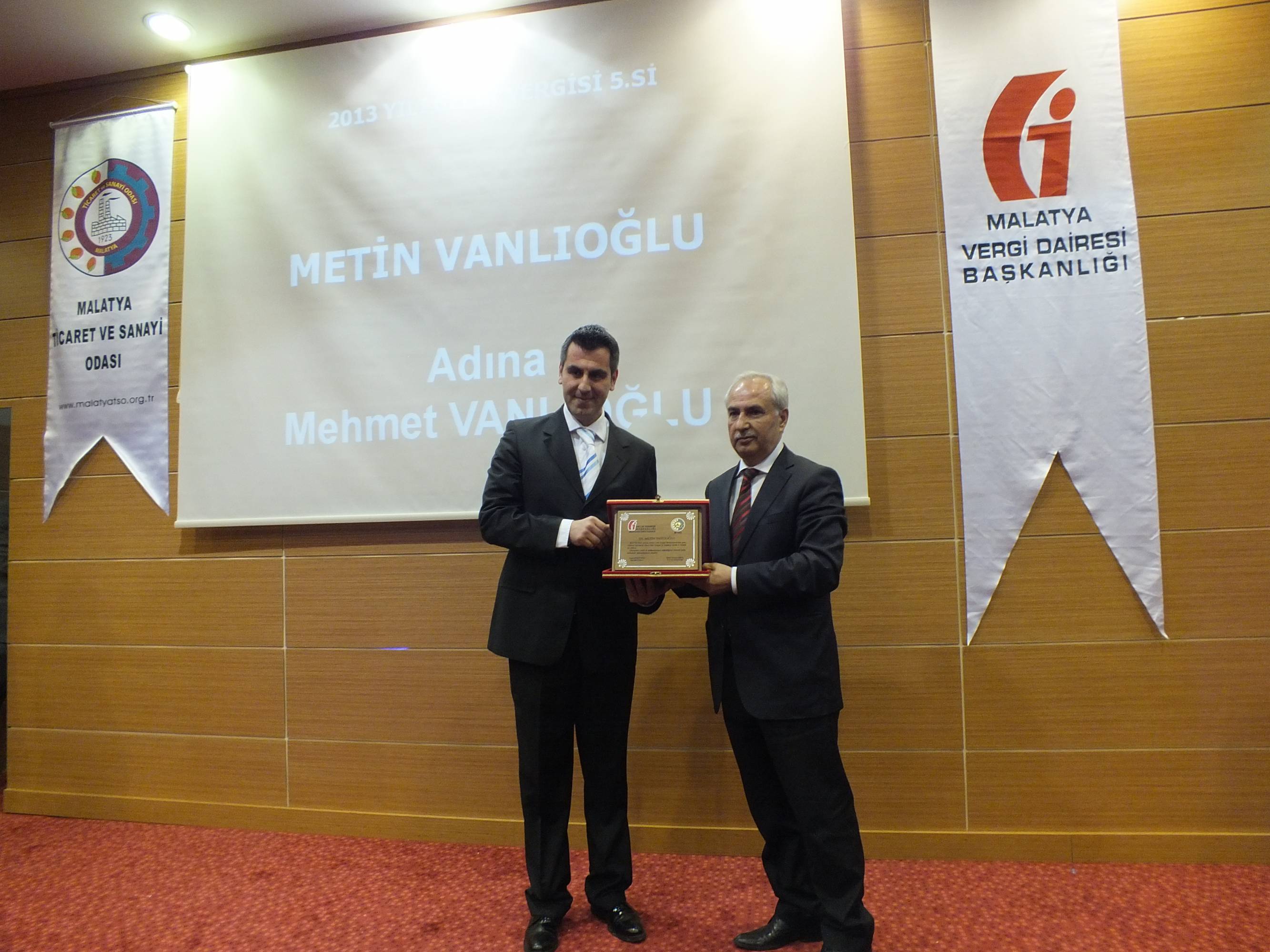 Malatya 2013 Yılı Vergi Rekortmeni